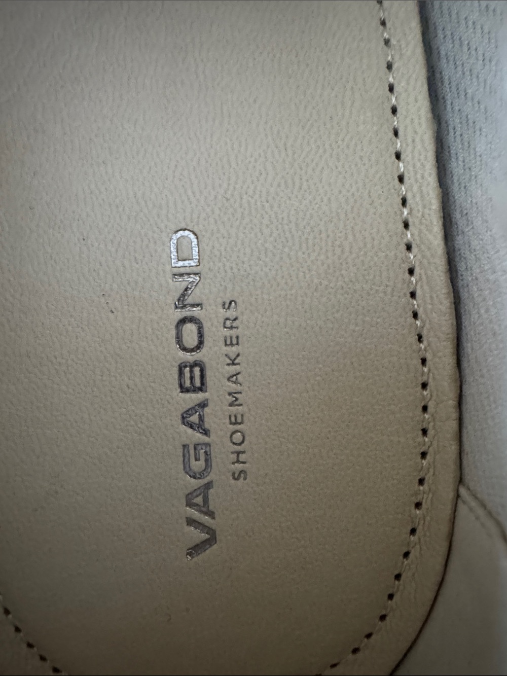 Vagabond Pale Blue and Cream Lace-Up Ballet Flats - Picture 11 of 14